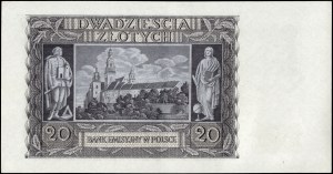 Poland. 1940 20 Zlotych Prefix K
