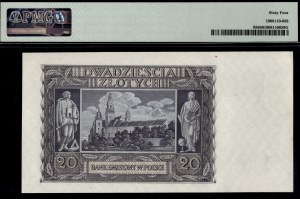Poland. 1940 20 Zlotych Prefix L