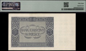Poland. 1940 5 Zlotych Prefix A