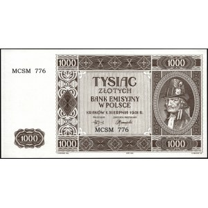 Poland. 1941 1000 Zlotych