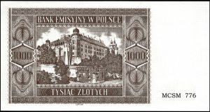 Poland. 1941 1000 Zlotych