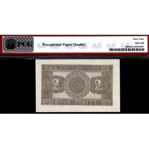 Poland. 1941 2 Zlote Prefix AG