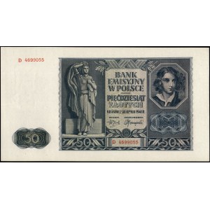 Poland. 1941 50 Zlotych Prefix D