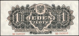 Poland. 1944 1 Zloty Prefix EO -owym