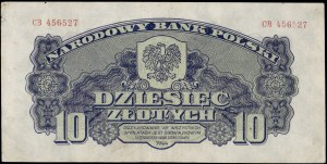 Poland. 1944 10 Zlotych Prefix CB -owym