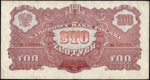 Poland. 1944 100 Zlotych Prefix HY -owe