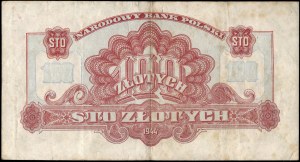 Poland. 1944 100 Zlotych Prefix HY -owe