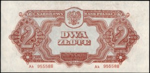 Poland. 1944 2 Zlote Prefix Ak -owym