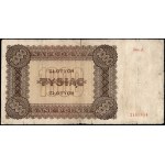 Poland. 1945 1000 Zlotych Prefix A