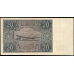 Poland. 1946 20 Zlotych Prefix A