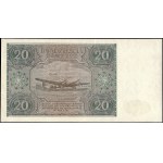 Poland. 1946 20 Zlotych Prefix E