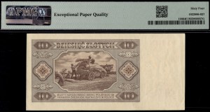 Poland. 1948 10 Zlotych Prefix P Single Prefix Rare