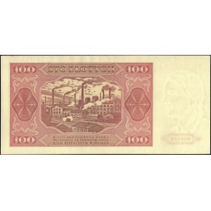 Poland. 1948 100 Zlotych Prefix KE