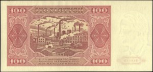 Poland. 1948 100 Zlotych Prefix KE