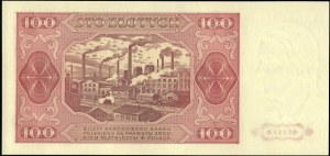 Poland. 1948 100 Zlotych Prefix KR