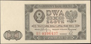 Poland. 1948 2 Zlote Prefix BS