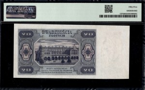 Poland. 1948 20 Zlotych Prefix B