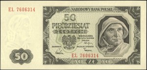 Poland. 1948 50 Zlotych Prefix EL