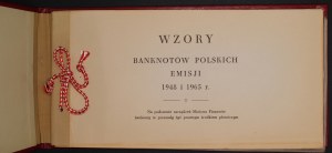 Poland. 1948-65 Album z banknotami Prefix Zestaw wzorow