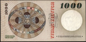 Poland. 1965 1000 Zlotych Prefix D