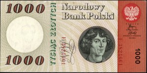 Poland. 1965 1000 Zlotych Prefix F