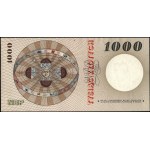 Poland. 1965 1000 Zlotych Prefix F