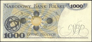 Poland. 1975 1000 Zlotych Prefix BL