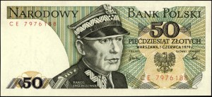 Poland. 1979 50 Zlotych Prefix CE