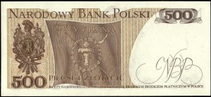 Poland. 1979 500 Zlotych Prefix BY