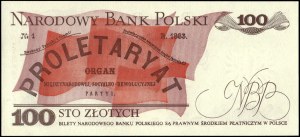 Poland. 1982 100 Zlotych Prefix LB