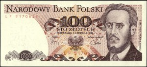 Poland. 1982 100 Zlotych Prefix LF