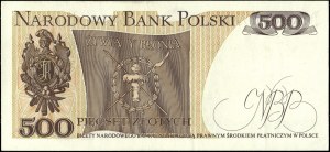 Poland. 1982 500 Zlotych Prefix FW