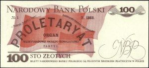 Poland. 1986 100 Zlotych Prefix NZ