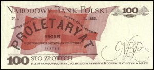 Poland. 1986 100 Zlotych Prefix SD