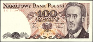 Poland. 1986 100 Zlotych Prefix SE