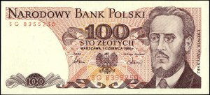 Poland. 1986 100 Zlotych Prefix SG