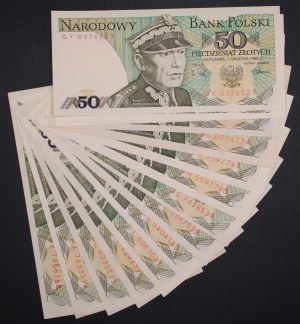 Poland. 1988 100 Zlotych 14 Pieces