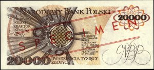 Poland. 1989 20000 Zlotych Prefix wzor