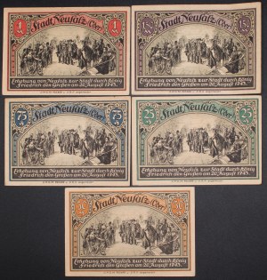 Poland. Nowa Sól Set 25 50 75 Fenigow 1 1,50 Marki 1921