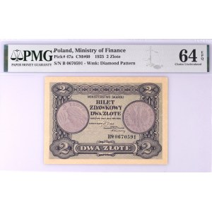 Poland. 1925 2 Zlote Prefix B