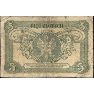 Poland. 1925 5 Zlotych Prefix E