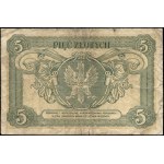 Poland. 1925 5 Zlotych Prefix E