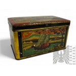 II RP (?) - Tin of Luxury Tea of Batavia, Tin of Pursicha Tobacco 100 Grams.