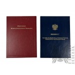 III RP - Presidential Set: Briefcase of the President of the Capital City of Warsaw, Briefcase of the President/Office for Registration of Medicinal Products, Medical Devices and Biocidal Products, Case Stanislaw Wyganowski