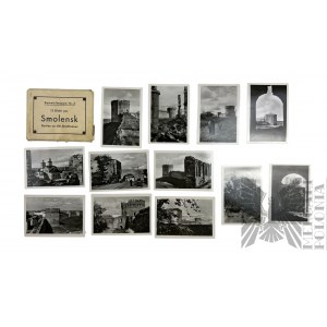 II WŚ - Miniaturowy Album “12 Zdjęć z Fragmentów Murów Miejskich Smoleńska”