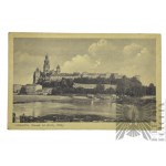 II RP - Three Postcards Krakow: Wawel Castle, Wawel Cathedral, Czartoryski Museum