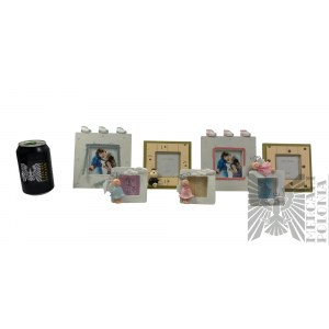 W Oczekiwaniu na Dziecię: Zestaw Ceramicznych Ramek na Fotografie