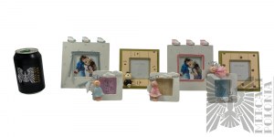 Waiting for the Baby: Ceramic Photo Frame Set.