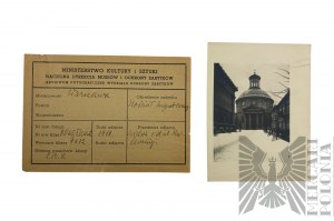 1918 r. - Photograph Evangelical-Augsburg Church of the Holy Trinity in Warsaw, View from Krolewska Street; Inventory Receipt of the Ministry of Culture and Art.