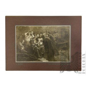 Konstanty Górski (1868-1934) - Grafika “Pan Tadeusz w Kopalniach (1835)” z : “Sybir, Wizye Przeszłości : Serya I” : Warszawa, Dodatek Tygodnik Illustrowany, 1911 r.